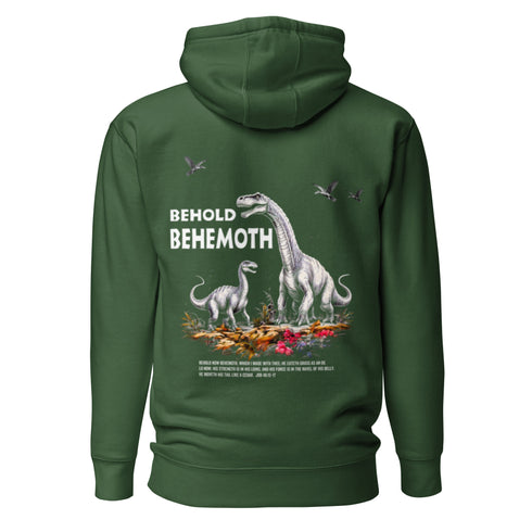 Behold Behemoth Premium Hoodie Christian Bible Verse Premium Hoodie